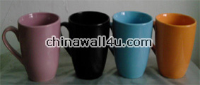 CT643 Color glazed mugs